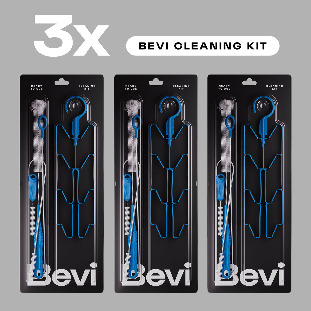 3 x Bevi Cleaning Kit